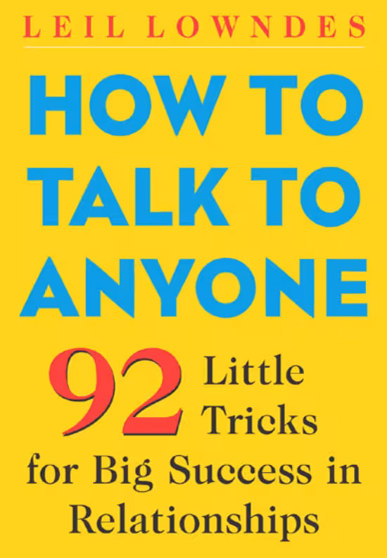 How To Talk To Anyone PDF Book In English | किसी से बात कैसे करें पीडीएफ पुस्तक अंग्रेजी में How To Talk To Anyone PDF Book In English