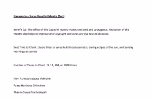 Navagraha Gayatri Mantra PDF Book in Hindi