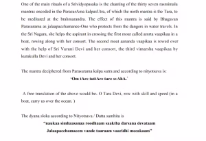 Tara Devi Mantra PDF