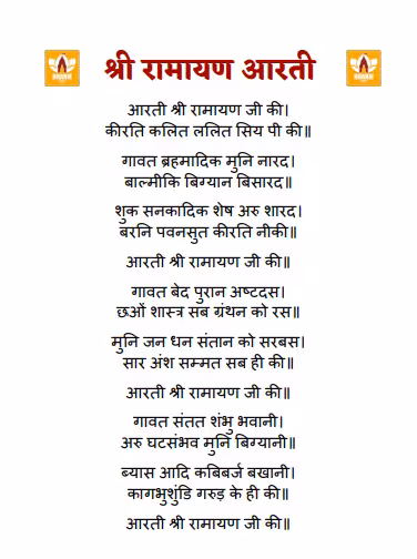 Aarti Ramayan Ji Ki PDF Hindi Book