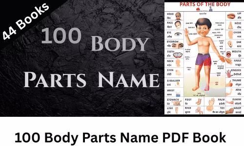100 Body Parts Name Hindi And English PDF Book