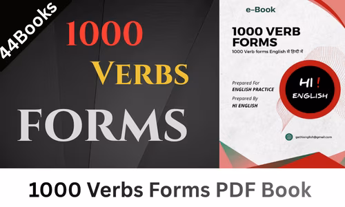 1000 Verb Forms With Hindi Meaning PDF Book